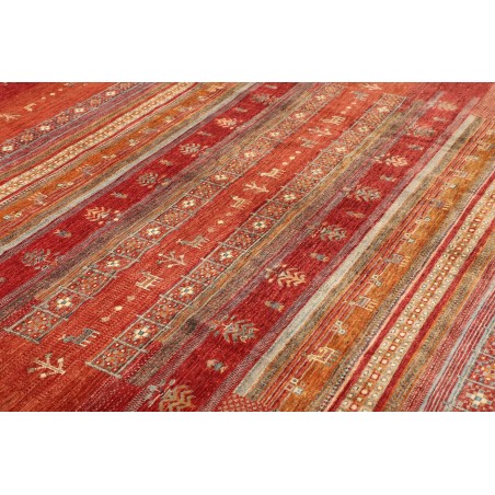 Tappeto Siva Pakistan rosso giallo 250x298