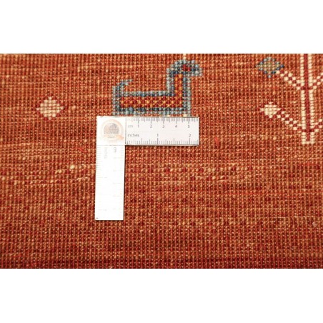 Tappeto Siva Pakistan rosso giallo 250x298