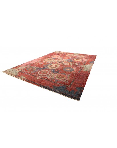 Tappeto Mamlouk Pakistan rosso marrone 302x420