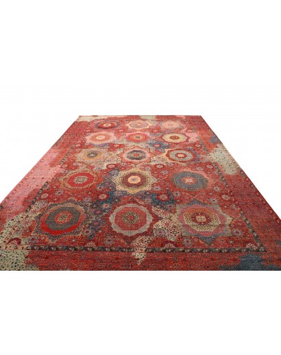Tappeto Mamlouk Pakistan rosso marrone 302x420