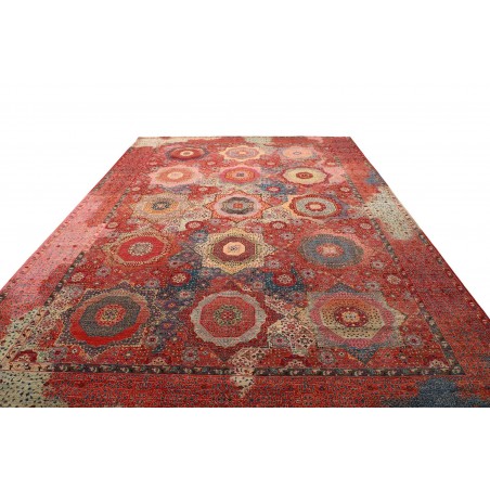 Tappeto Mamlouk Pakistan rosso marrone 302x420