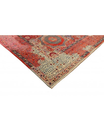 Tappeto Mamlouk Pakistan rosso marrone 302x420