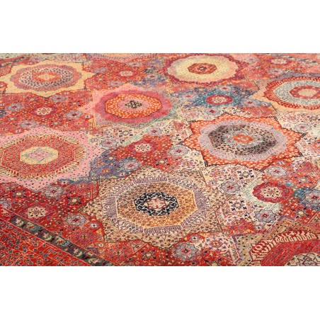 Tappeto Mamlouk Pakistan rosso marrone 302x420