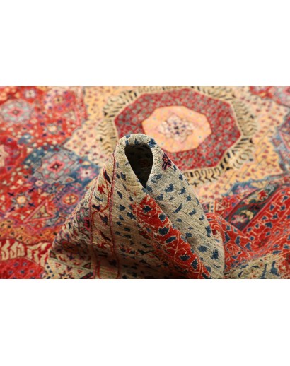 Tappeto Mamlouk Pakistan rosso marrone 302x420