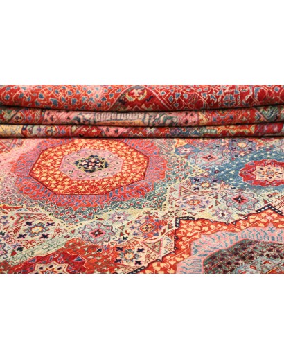 Tappeto Mamlouk Pakistan rosso marrone 302x420