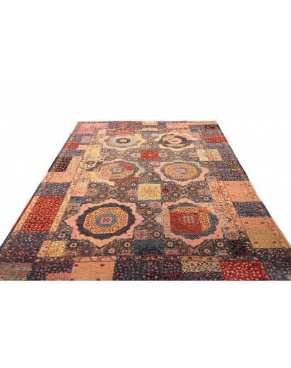 Tappeto Mamlouk Pakistan marrone grigio 200x299