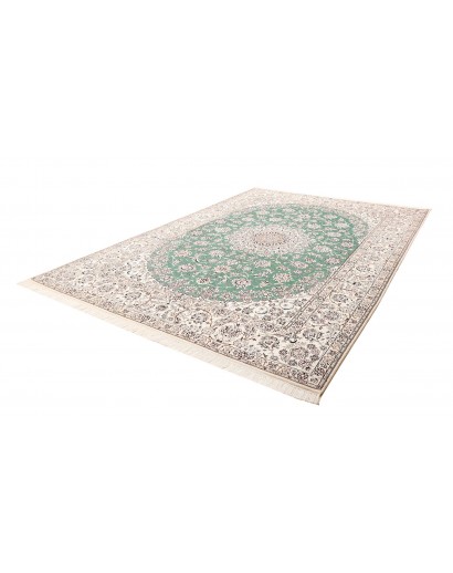 Tappeto Nain 9La Persia bianco azzurro 252x350