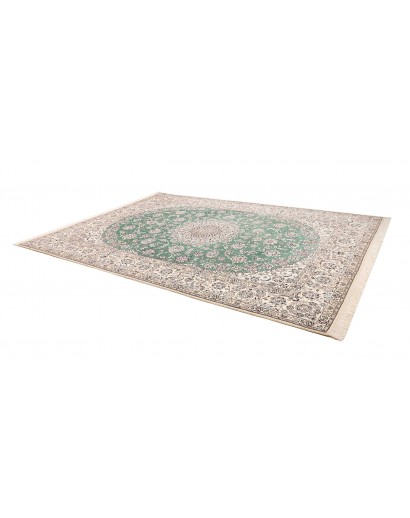 Tappeto Nain 9La Persia bianco azzurro 252x350