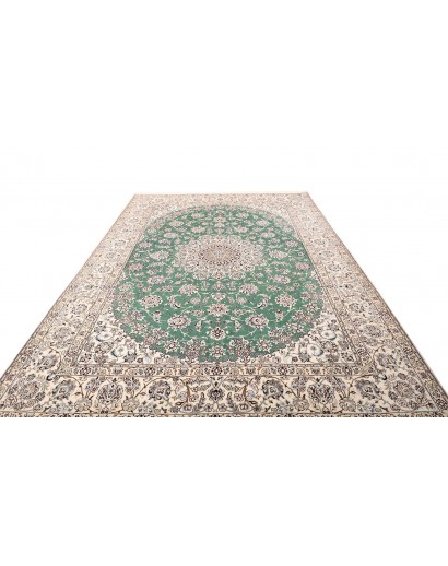 Tappeto Nain 9La Persia bianco azzurro 252x350