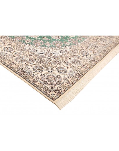 Tappeto Nain 9La Persia bianco azzurro 252x350