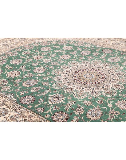 Tappeto Nain 9La Persia bianco azzurro 252x350