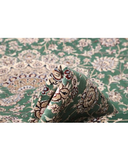 Tappeto Nain 9La Persia bianco azzurro 252x350