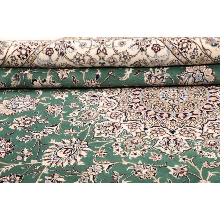 Tappeto Nain 9La Persia bianco azzurro 252x350