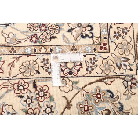 Tappeto Nain 9La Persia bianco azzurro 252x350