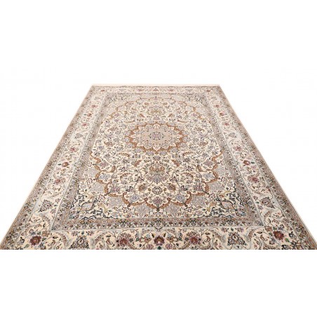 Tappeto Nain 9La Persia bianco azzurro 206x303