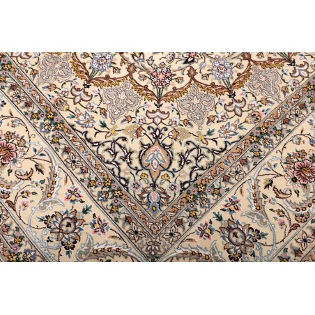 Tappeto Nain 9La Persia bianco azzurro 206x303