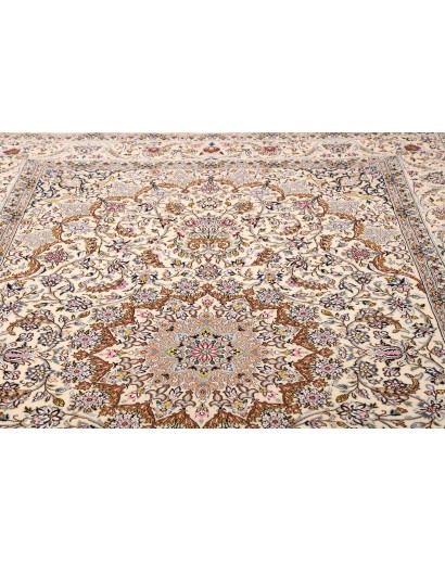 Tappeto Nain 9La Persia bianco azzurro 206x303