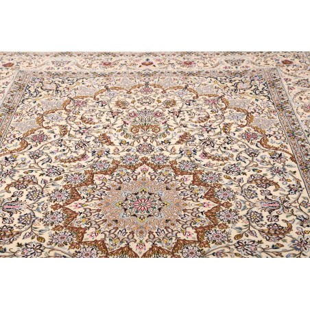 Tappeto Nain 9La Persia bianco azzurro 206x303