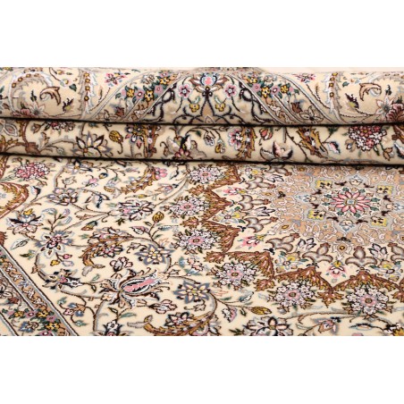 Tappeto Nain 9La Persia bianco azzurro 206x303
