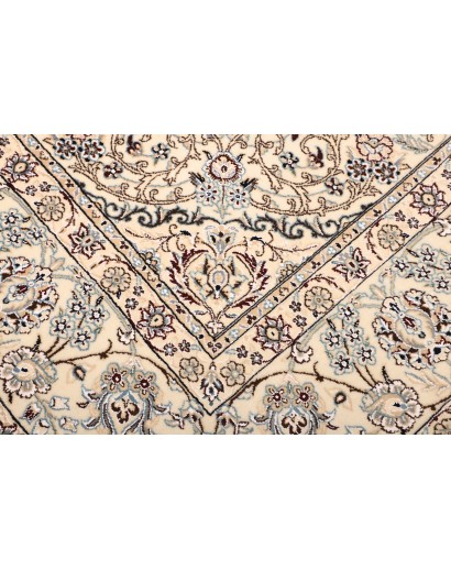 Tappeto Nain 9La Persia bianco grigio 253x347