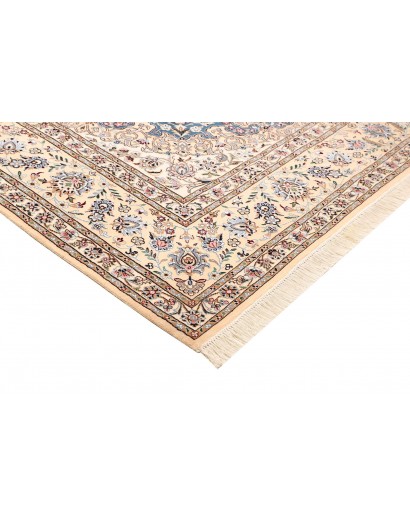 Tappeto Nain 9La Persia bianco blu 253x359