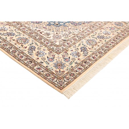 Tappeto Nain 9La Persia bianco blu 253x359