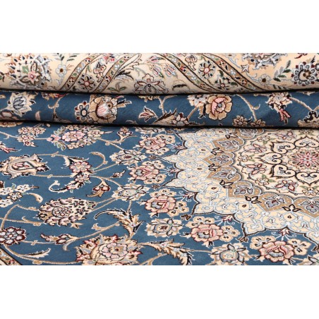 Tappeto Nain 9La Persia bianco blu 253x359