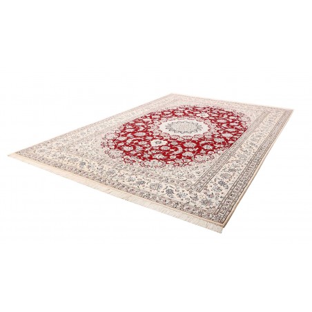 Tappeto Nain 9La Persia bianco grigio 250x352