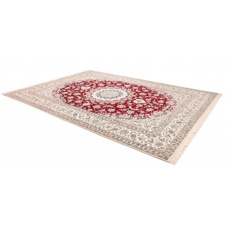 Tappeto Nain 9La Persia bianco grigio 250x352