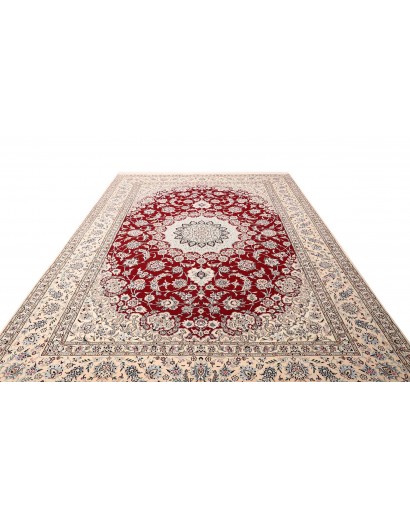 Tappeto Nain 9La Persia bianco grigio 250x352