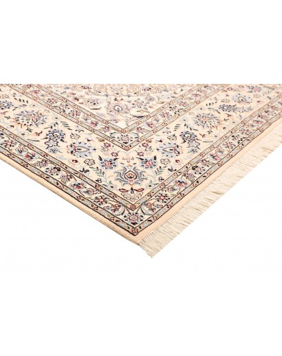 Tappeto Nain 9La Persia bianco grigio 250x352