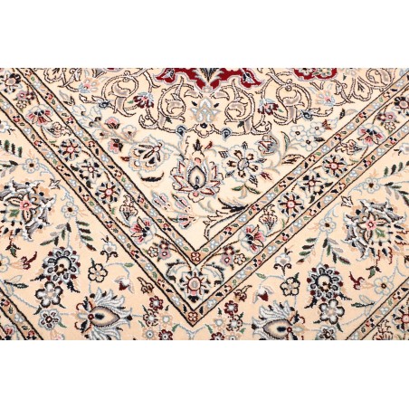 Tappeto Nain 9La Persia bianco grigio 250x352