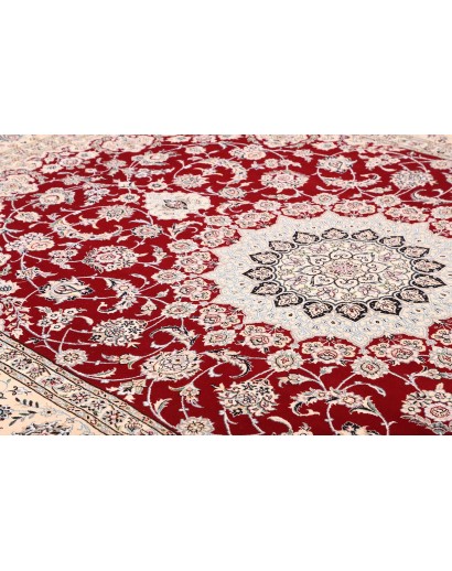 Tappeto Nain 9La Persia bianco grigio 250x352
