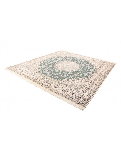 Tappeto Nain 9La Persia bianco azzurro 251x253