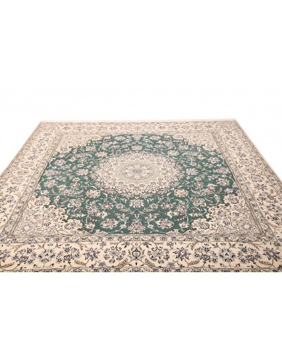 Tappeto Nain 9La Persia bianco azzurro 251x253