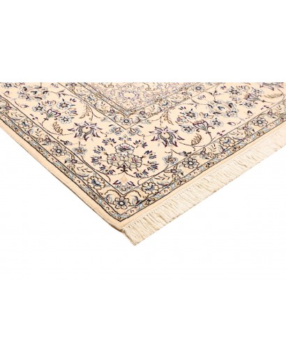 Tappeto Nain 9La Persia bianco azzurro 251x253