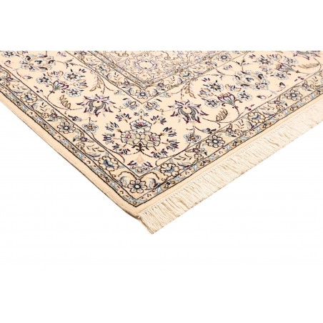 Tappeto Nain 9La Persia bianco azzurro 251x253