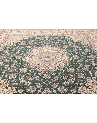 Tappeto Nain 9La Persia bianco azzurro 251x253