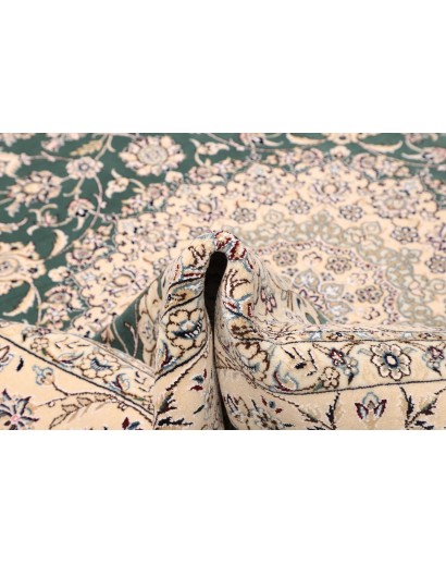 Tappeto Nain 9La Persia bianco azzurro 251x253