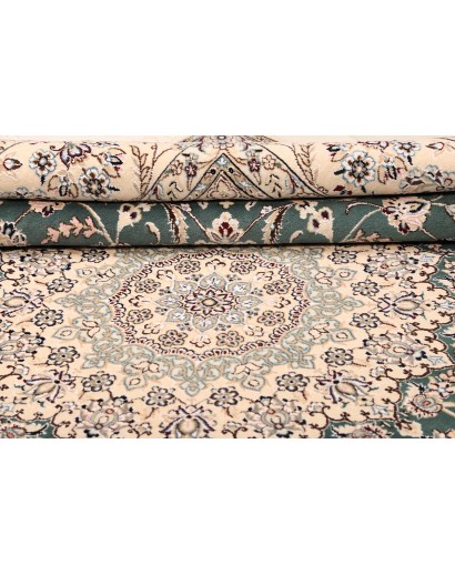 Tappeto Nain 9La Persia bianco azzurro 251x253