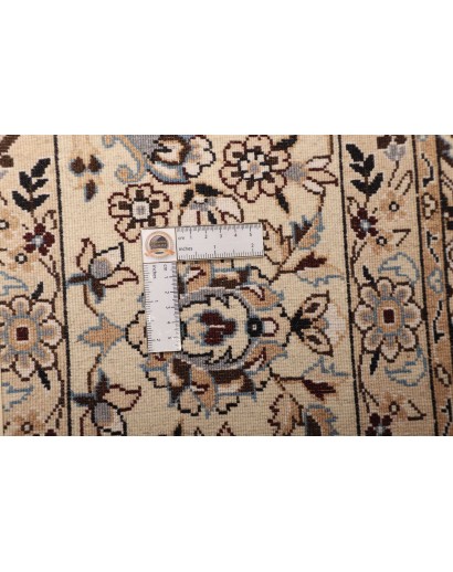 Tappeto Nain 9La Persia bianco azzurro 251x253