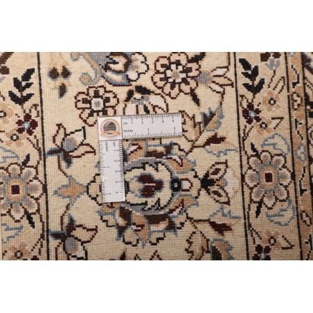 Tappeto Nain 9La Persia bianco azzurro 251x253