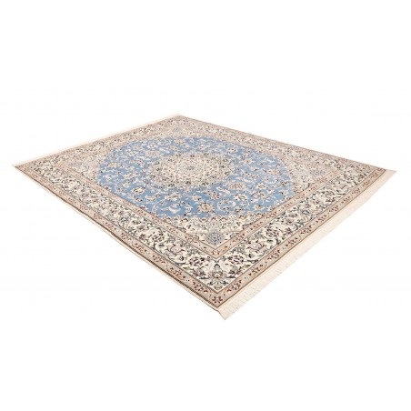 Tappeto Nain 9La Persia bianco blu 203x257