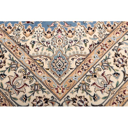 Tappeto Nain 9La Persia bianco blu 203x257