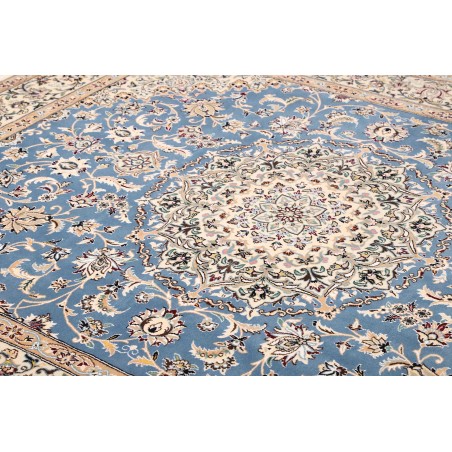 Tappeto Nain 9La Persia bianco blu 203x257