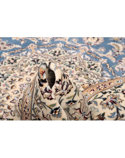 Tappeto Nain 9La Persia bianco blu 203x257