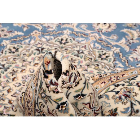 Tappeto Nain 9La Persia bianco blu 203x257