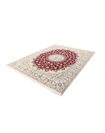 Tappeto Nain 9La Persia bianco grigio 207x262