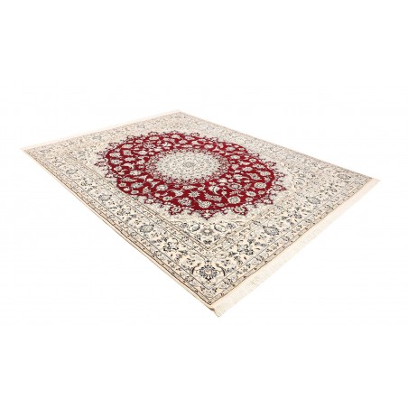 Tappeto Nain 9La Persia bianco grigio 207x262
