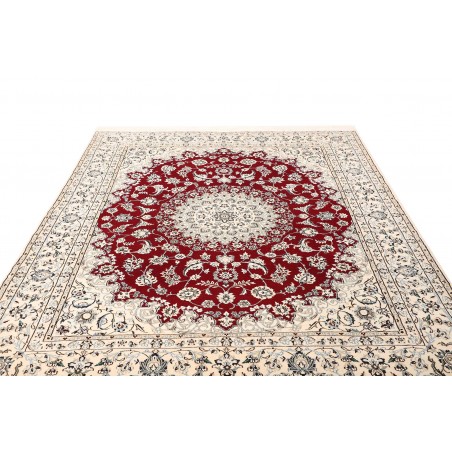 Tappeto Nain 9La Persia bianco grigio 207x262
